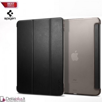 Spigen Smart Fold dirbtinės odos dėklas - juodas (Apple Ipad Air 11 (2024-2025-2026)/Ipad Air 10.9 (2020-2022)